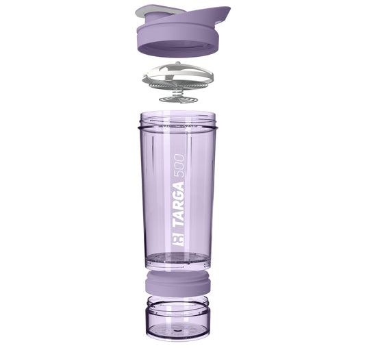 Gym Shaker 600ml mit Mischfeder & Pulverfach