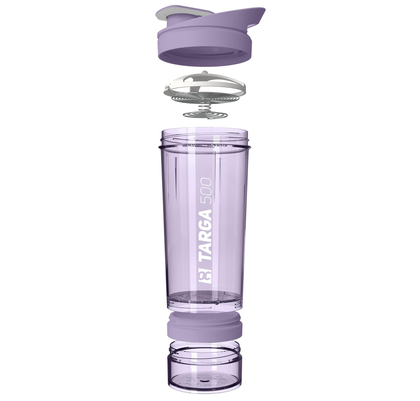 Gym Shaker 600ml mit Mischfeder & Pulverfach