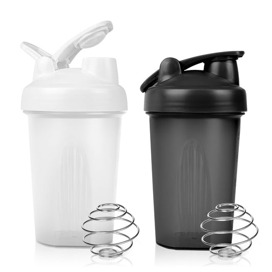 ACWOO Proteinshaker 400ml mit Messskala BPA-frei
